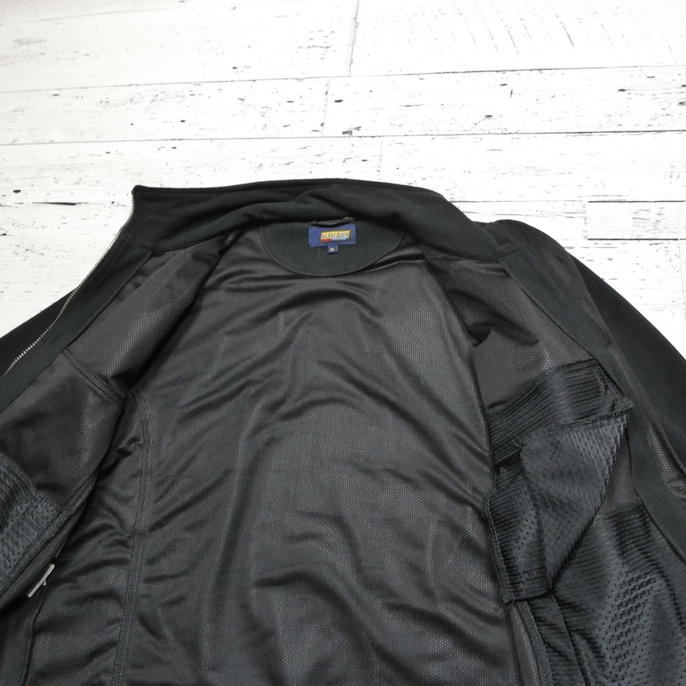 Blaklader Fleece Jacket Mens XL Black Workwear Full Zip Pockets Lined Collared - Picture 5 of 10